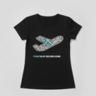 T-shirt Donna Airport Tag Cloud